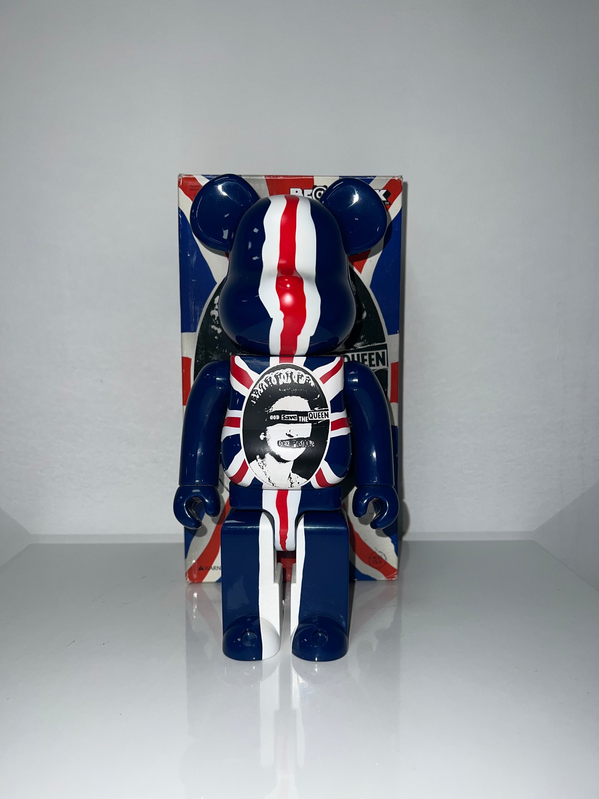 Bearbrick Sex Pistols – “God Save the Queen” (Blue) – 2005 - FLIPPR