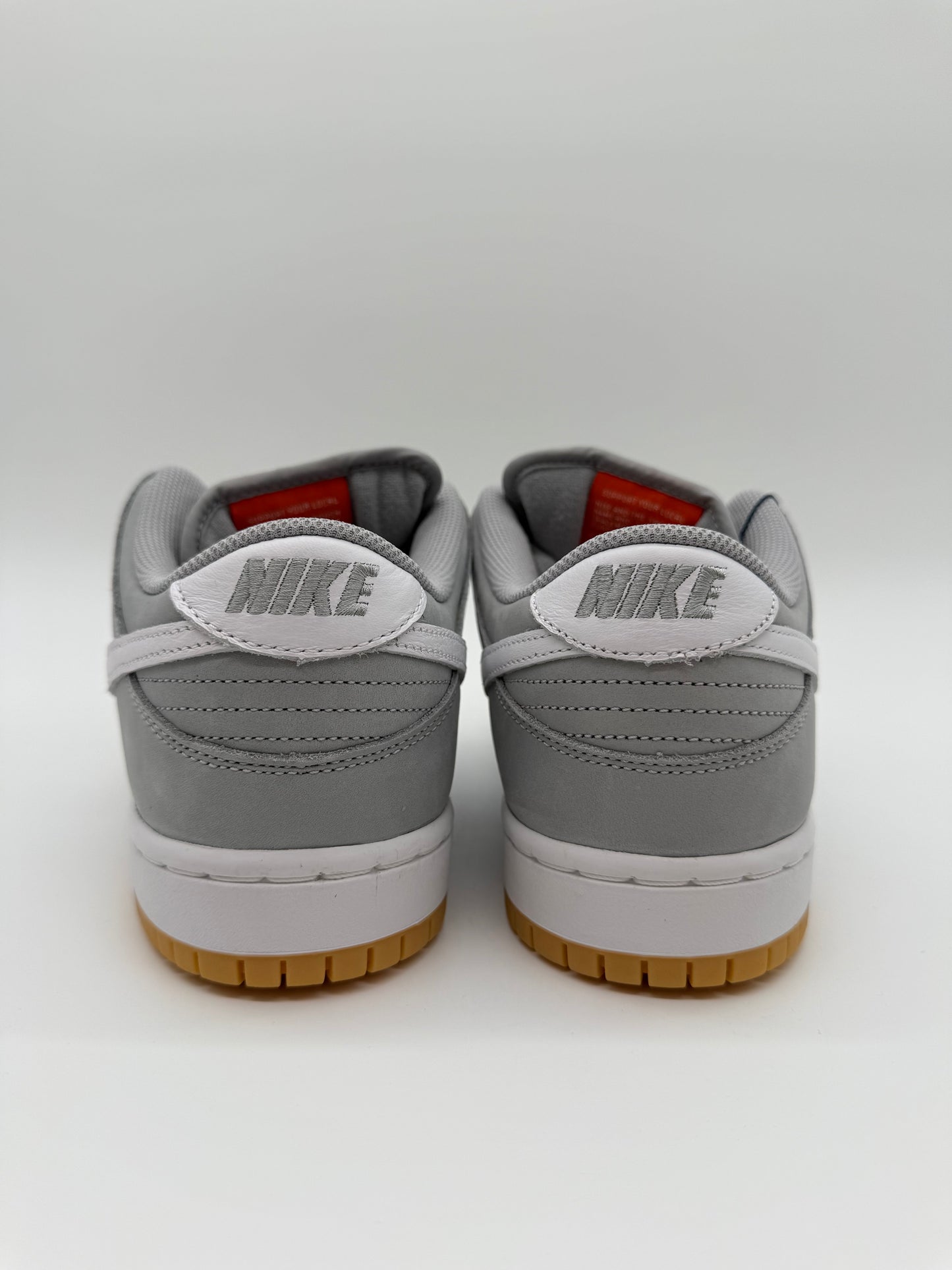 Nike SB Dunk Low Wolf Grey Orange Label