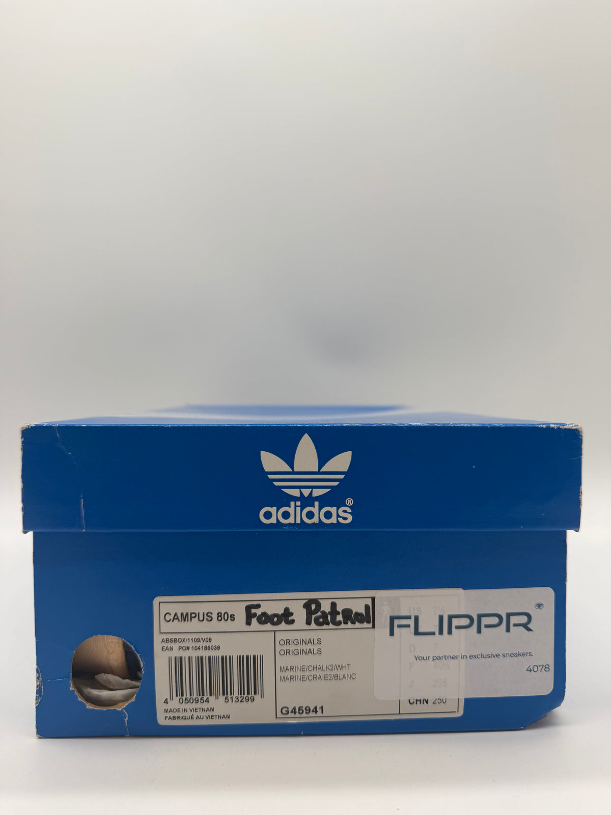 Adidas Campus 80s Footpatrol Navy B-Sides Rare 2011