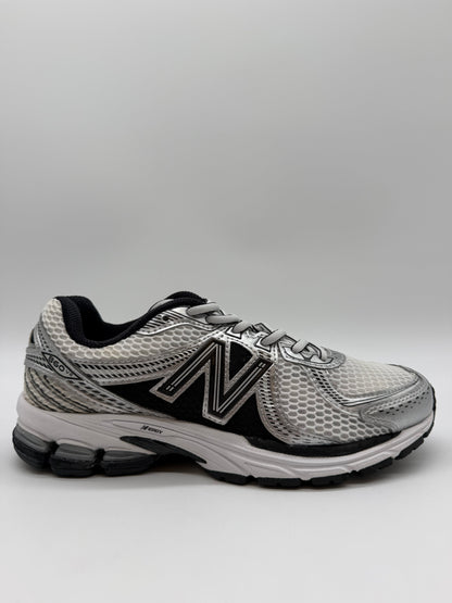New Balance 860v2  White Silver