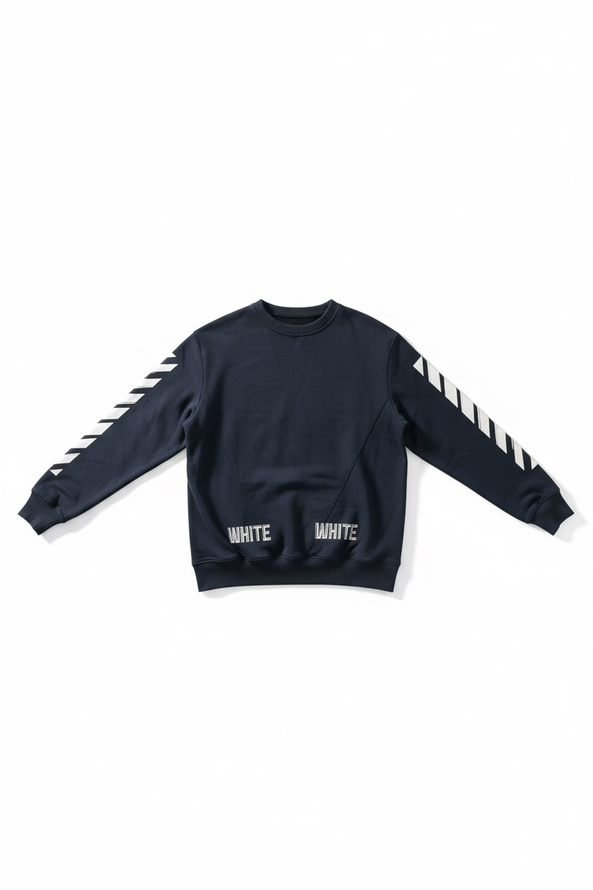 Off-White Navy Long Tee