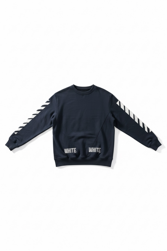 Off-White Navy Long Tee