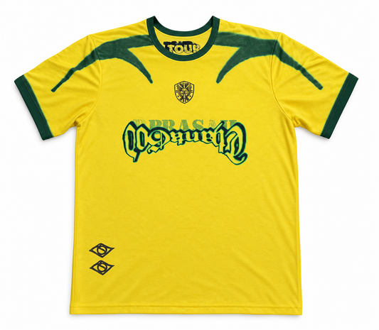 Travis Scott Brazil Soccer Jersey Yellow