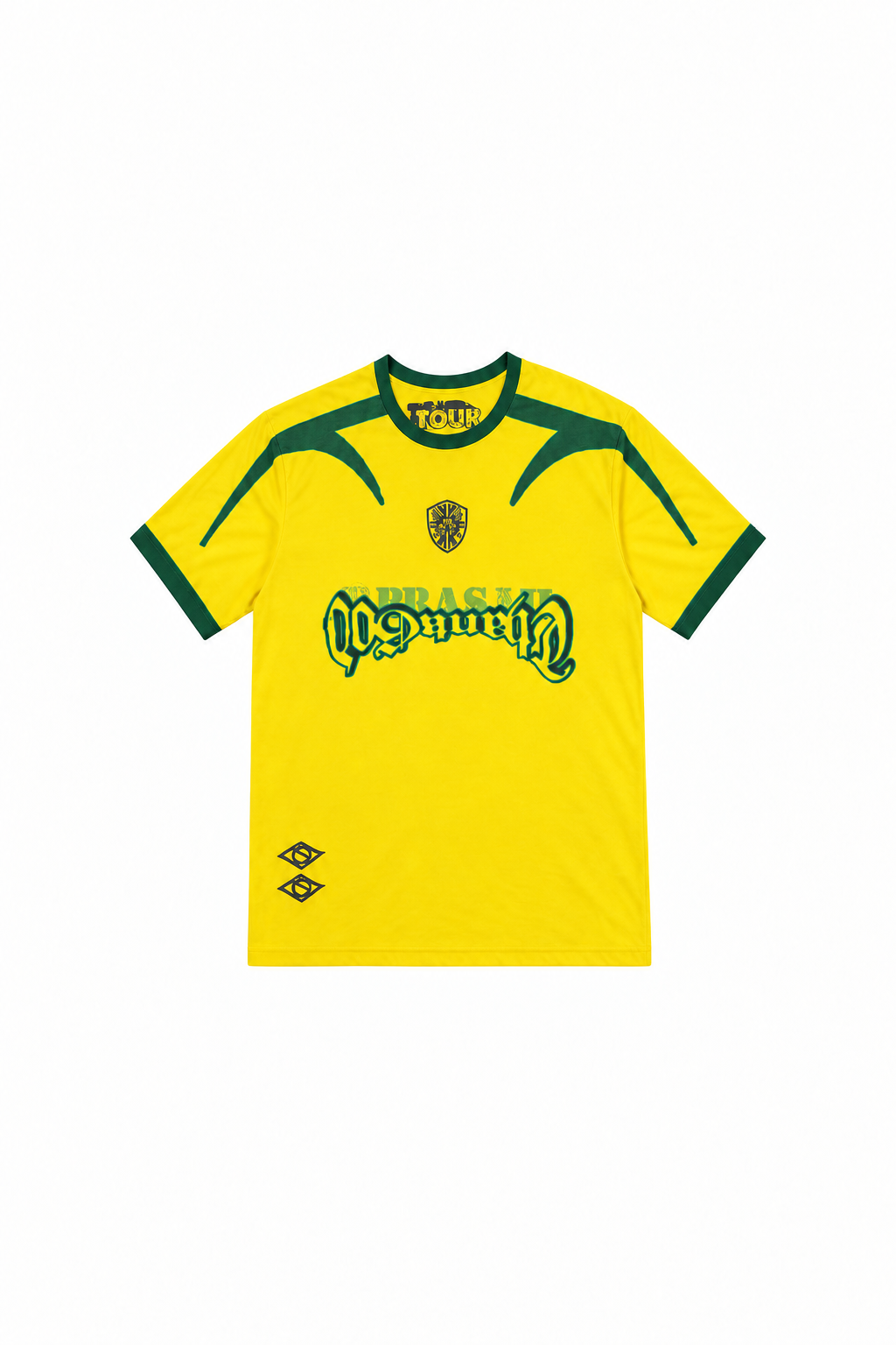 Travis Scott Brazil Soccer Jersey Yellow