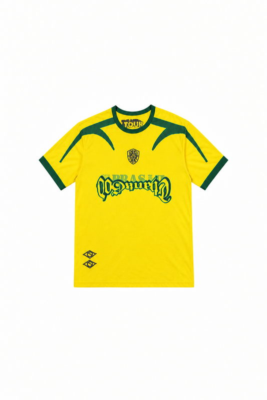 Travis Scott Brazil Soccer Jersey Yellow